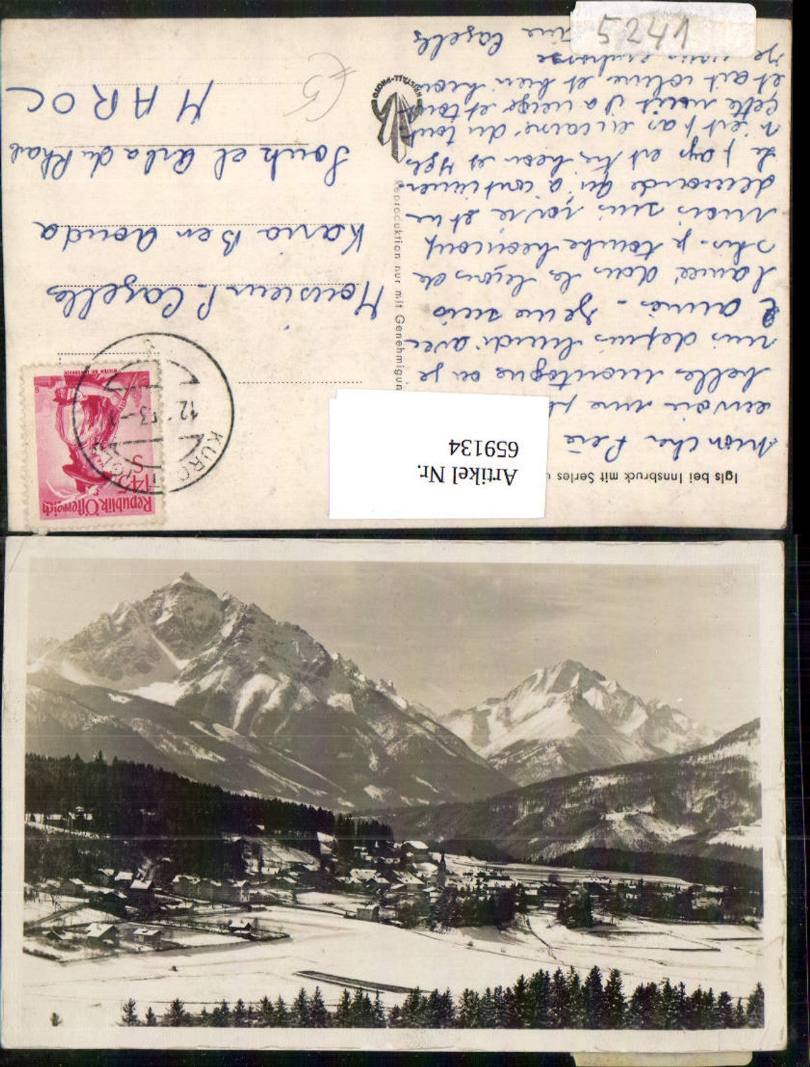 Alte Ansichtskarte – Old Postcard