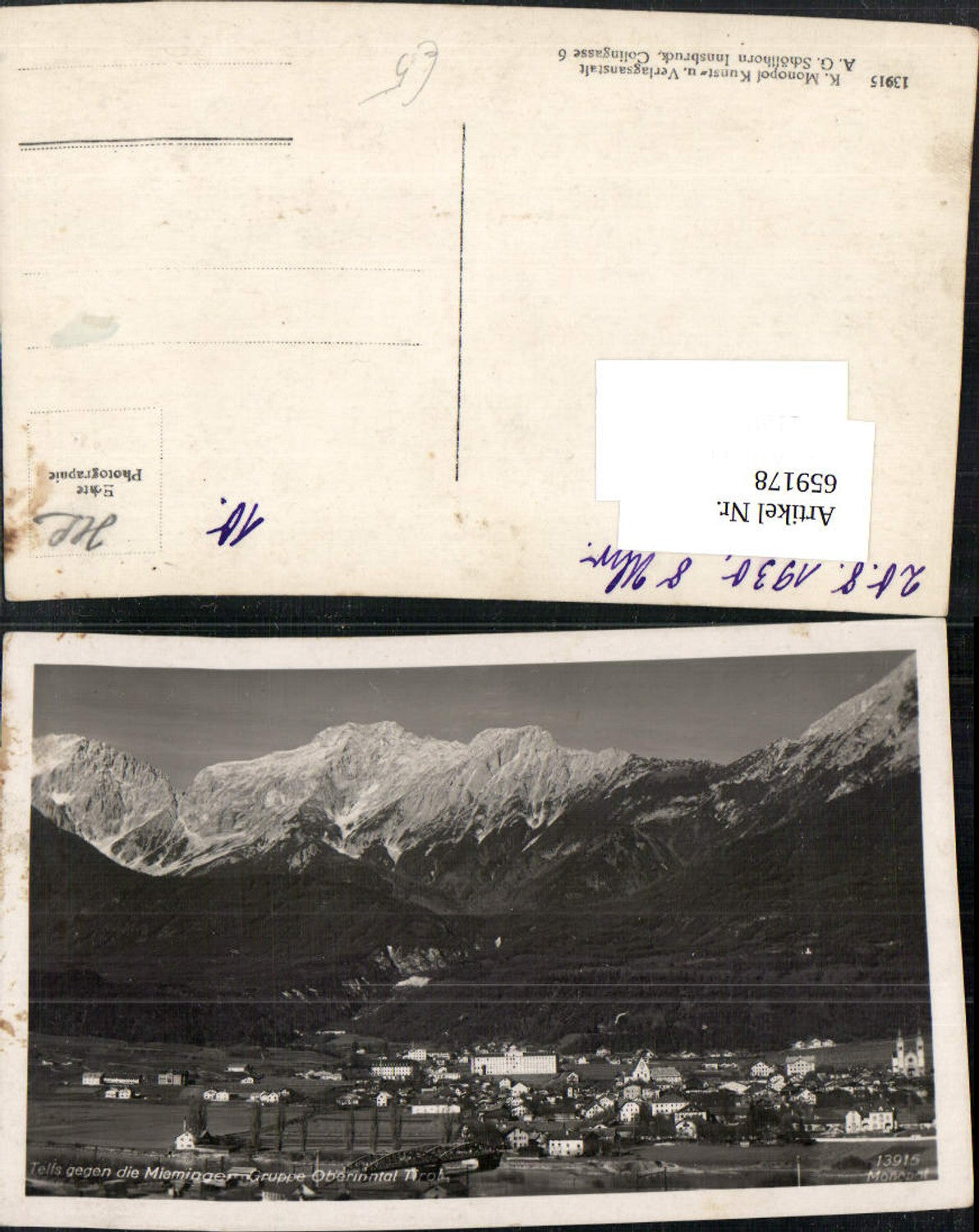 Alte Ansichtskarte – Old Postcard