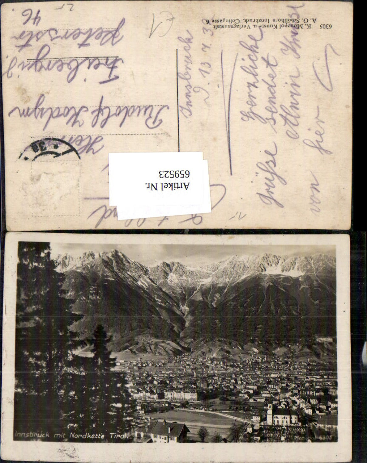 Alte Ansichtskarte – Old Postcard