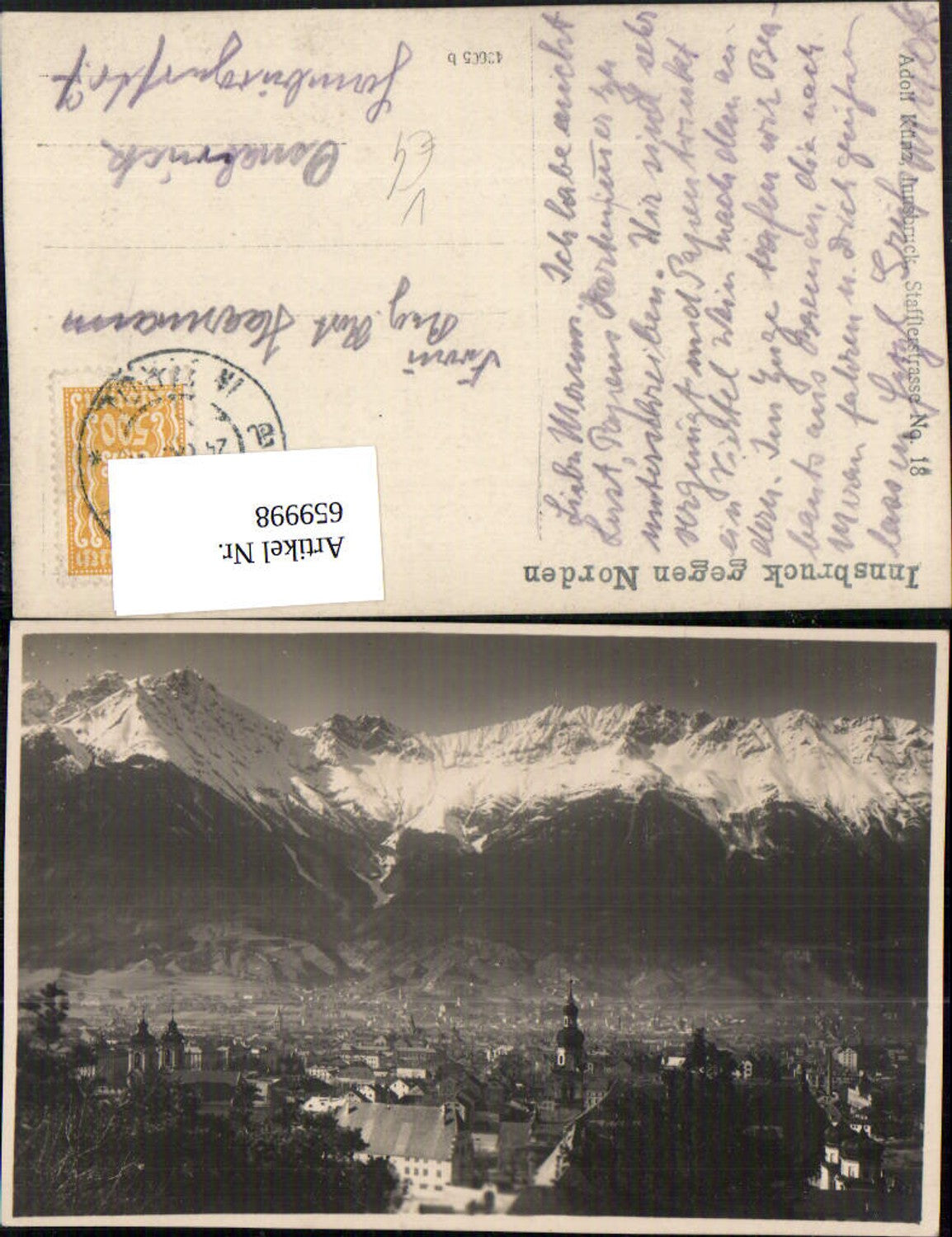 Alte Ansichtskarte – Old Postcard