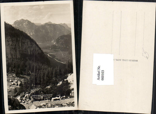 660103,Foto Ak Obertraun Schönbergalm