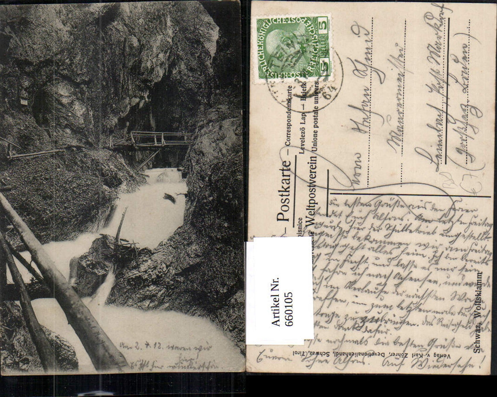 Alte Ansichtskarte – Old Postcard