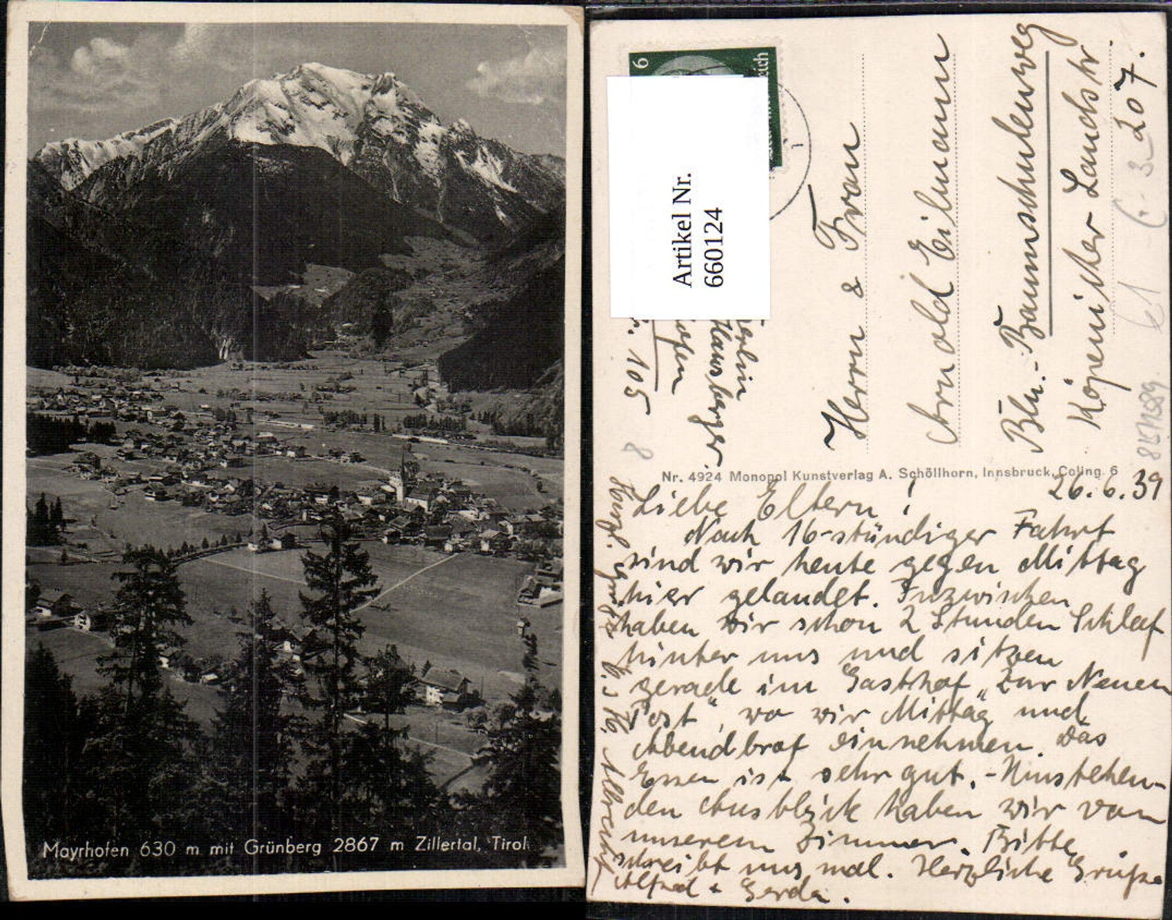 Alte Ansichtskarte – Old Postcard