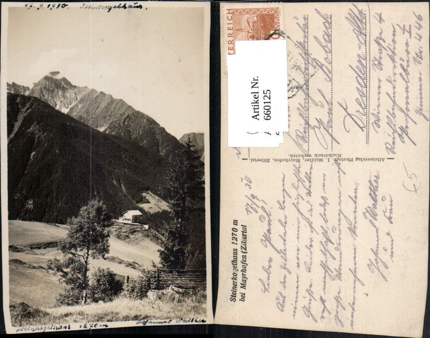 Alte Ansichtskarte – Old Postcard