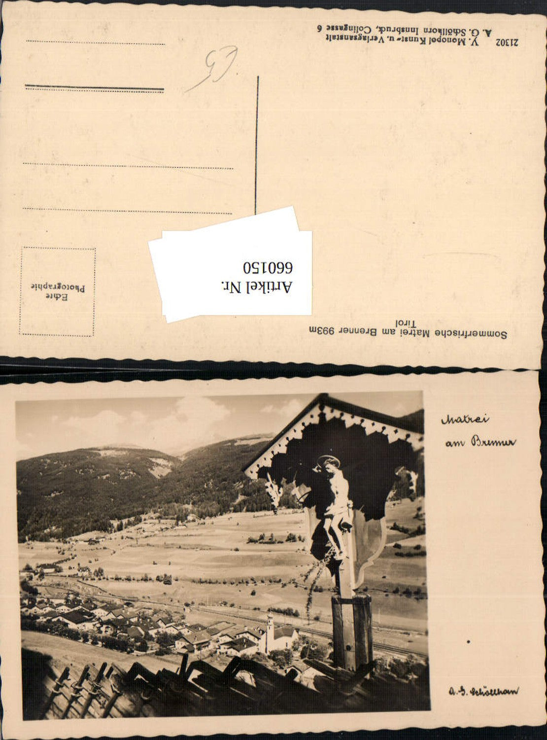 Alte Ansichtskarte – Old Postcard