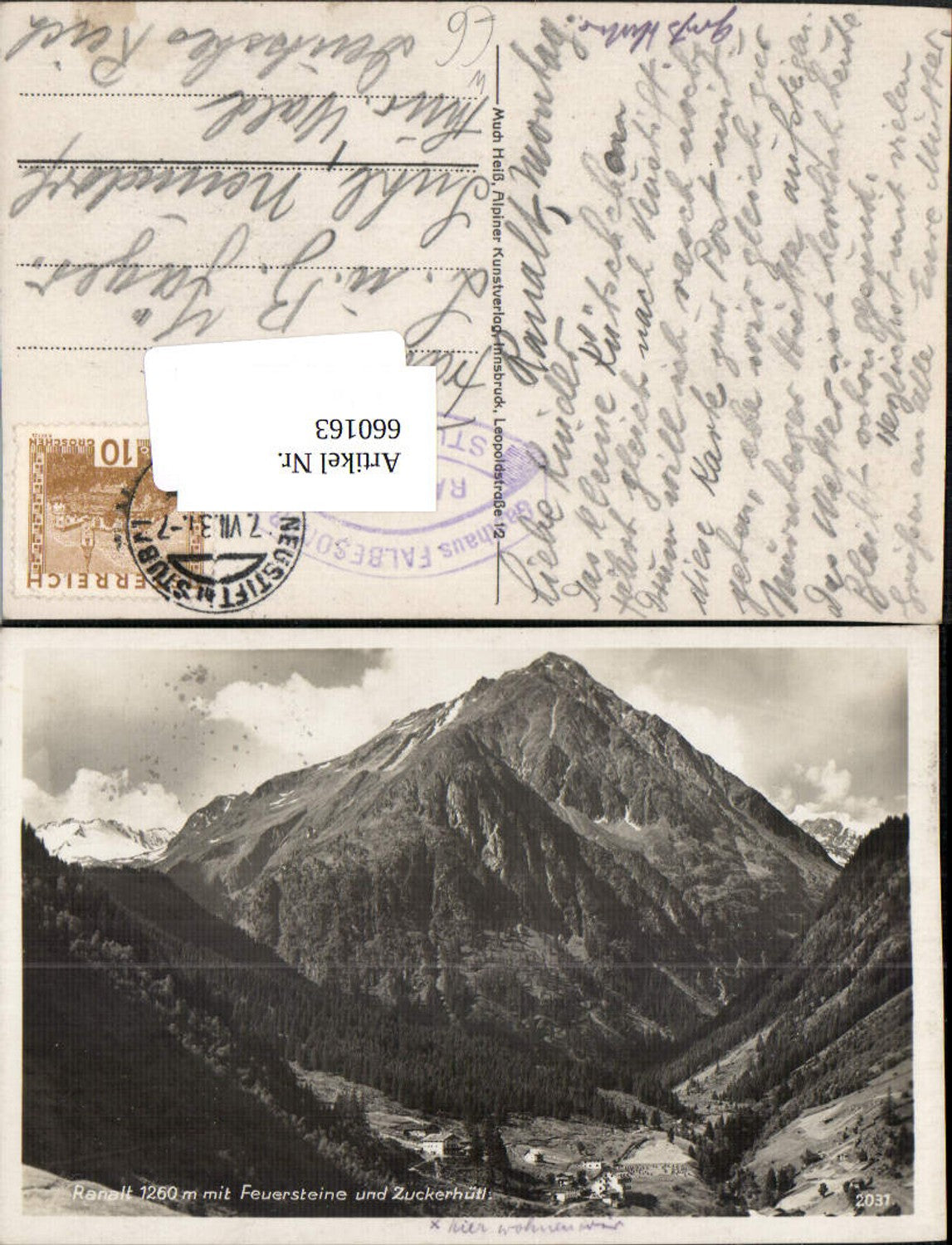 Alte Ansichtskarte – Old Postcard