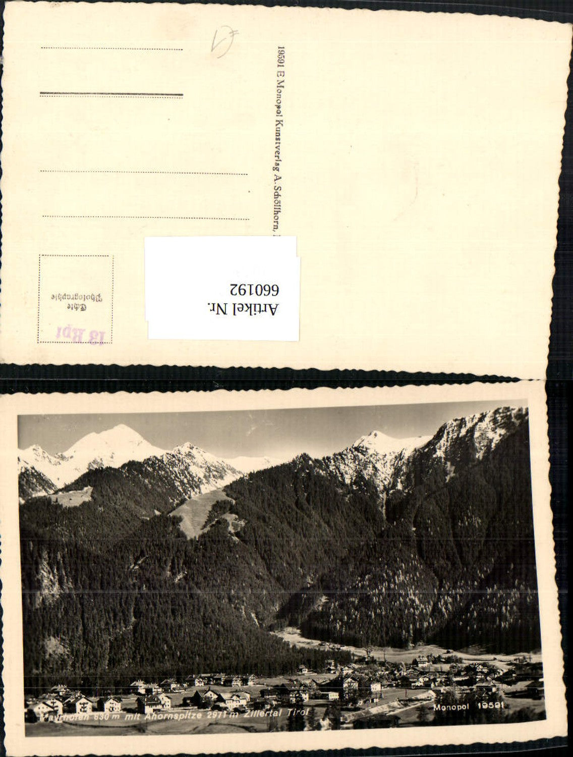 Alte Ansichtskarte – Old Postcard