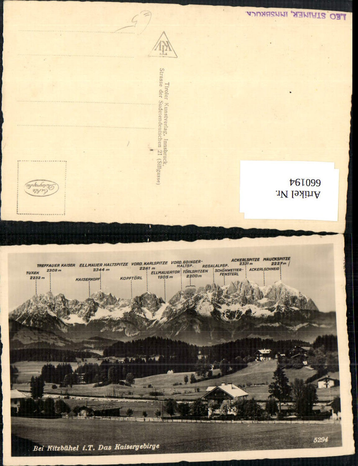 Alte Ansichtskarte – Old Postcard