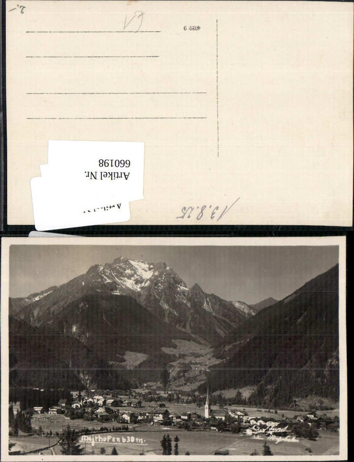 Alte Ansichtskarte – Old Postcard