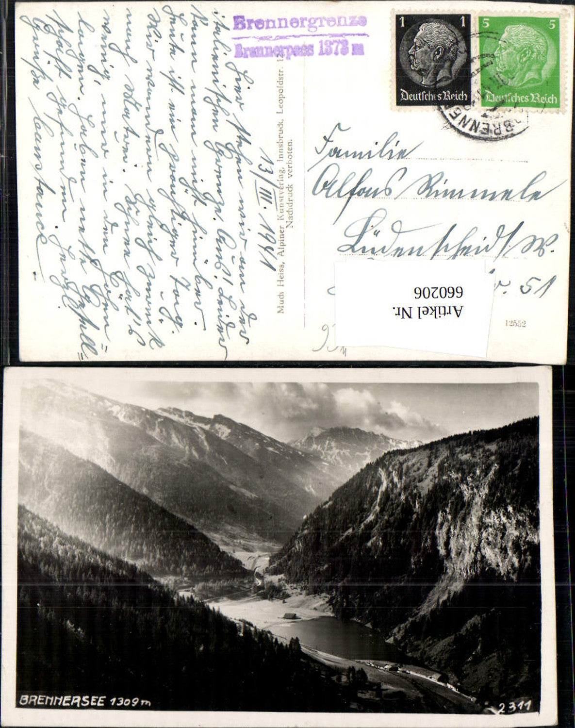 Alte Ansichtskarte – Old Postcard