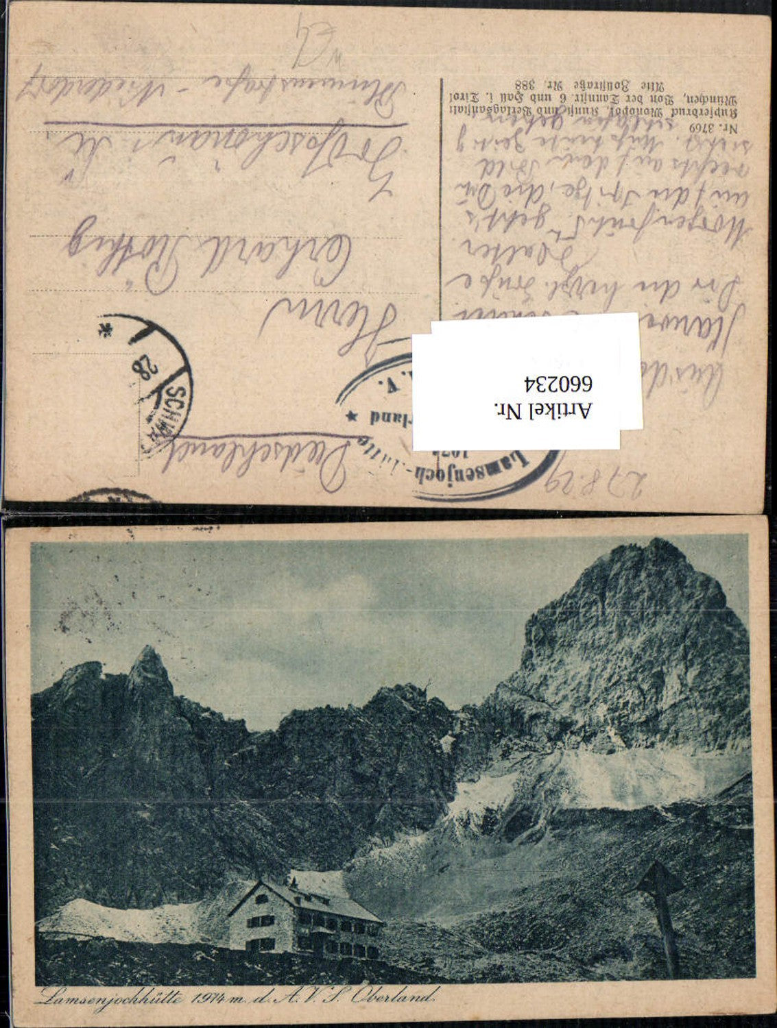 Alte Ansichtskarte – Old Postcard