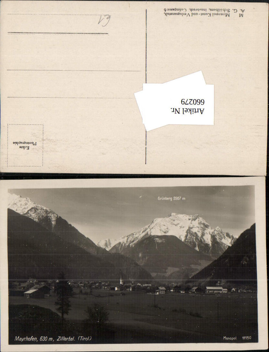 Alte Ansichtskarte – Old Postcard