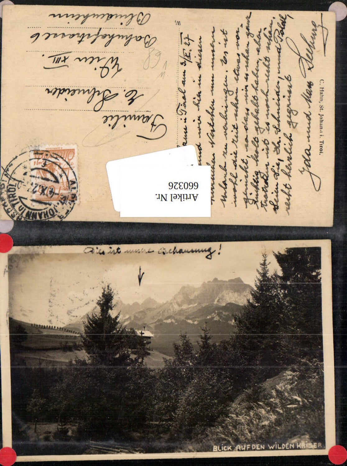 Alte Ansichtskarte – Old Postcard