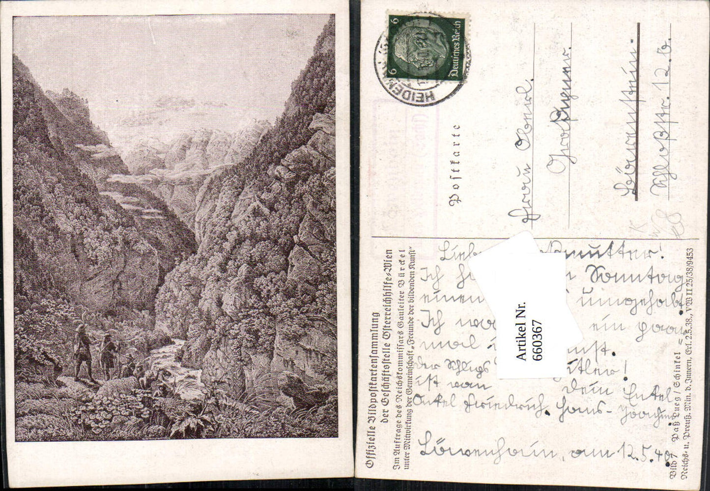 660367,Künstler Ak Paß Lueg Golling an der Salzach