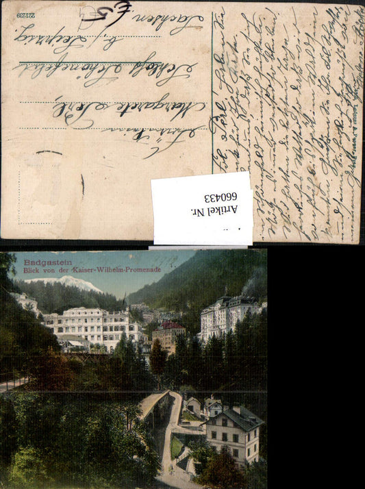 660433,Bad Gastein Blick v. d. Kaiser-Wilhelm-Promenade