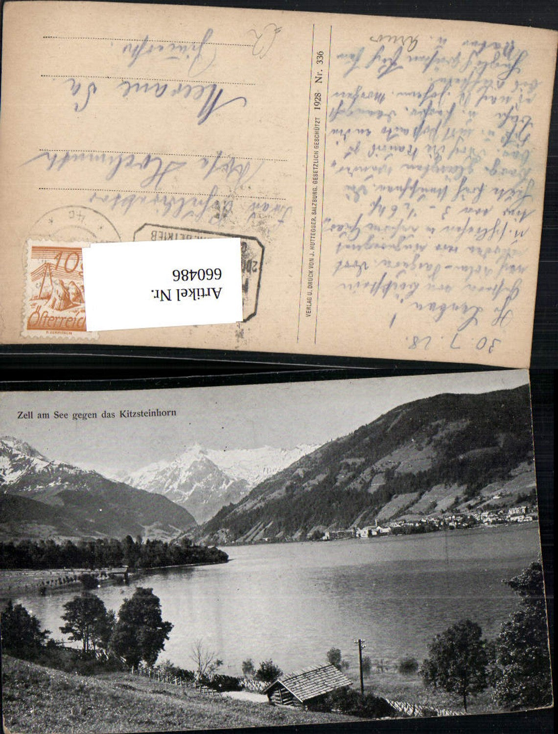 660486,Zell am See geg. d. Kitzsteinhorn