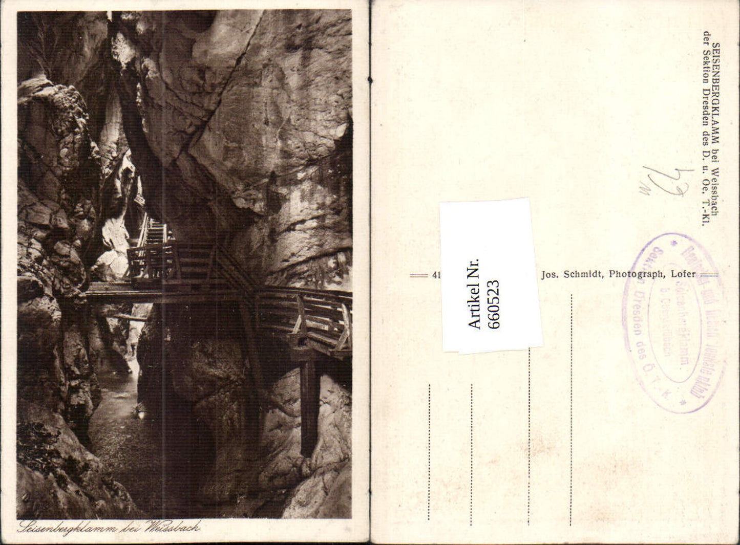 660523,Seisenbergklamm b. Weissbach Weißbach bei Lofer