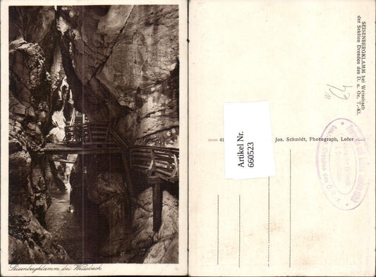 660523,Seisenbergklamm b. Weissbach Weißbach bei Lofer