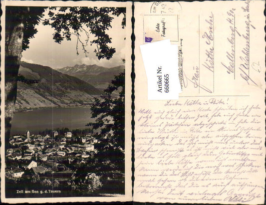 660665,Foto Ak Zell a. See g. d. Tauern