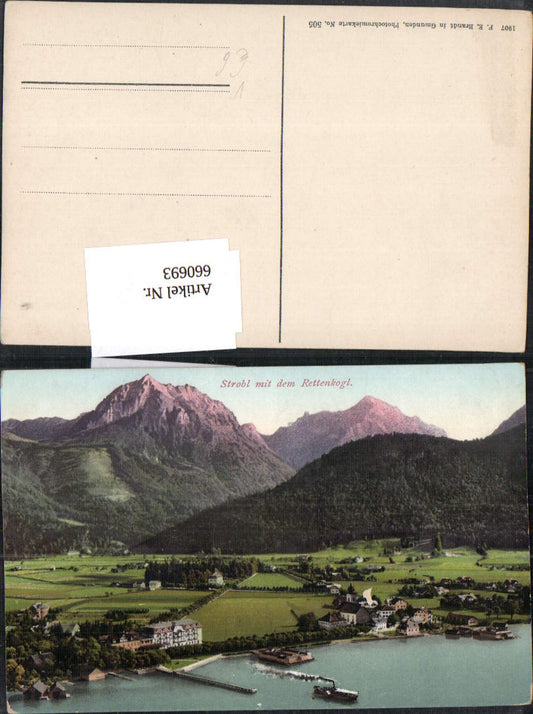 660693,Strobl mit dem Rettenkogl pub F. E. Brandt 505