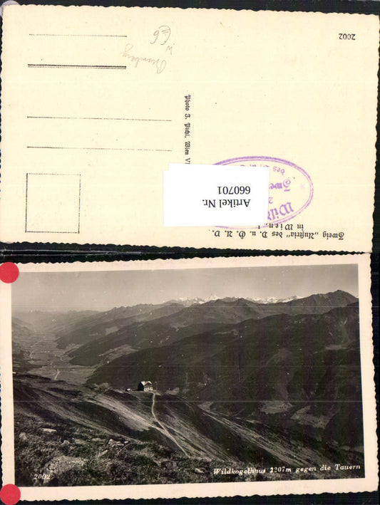 660701,Foto Ak Wildkogelhaus geg. d. Tauern Bramberg am Wildkogel