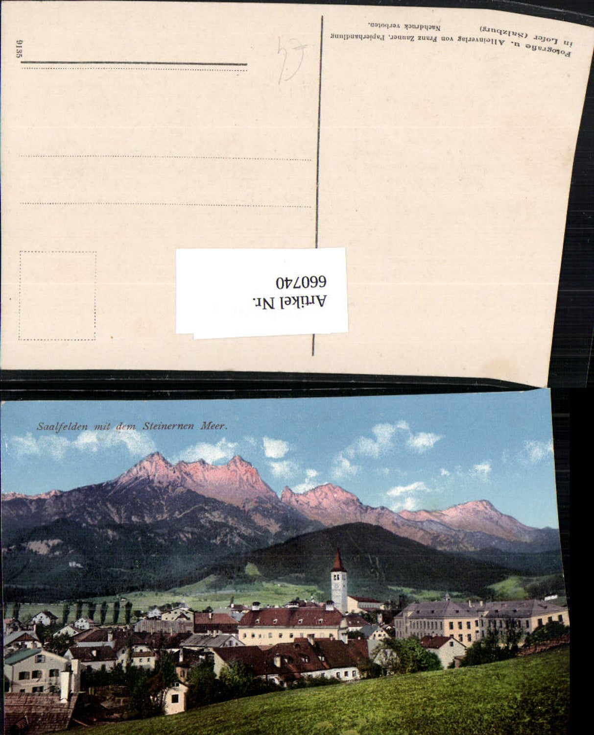 660740,Saalfelden mit dem Steinernen Meer
