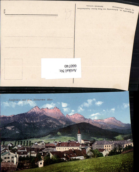 660740,Saalfelden mit dem Steinernen Meer