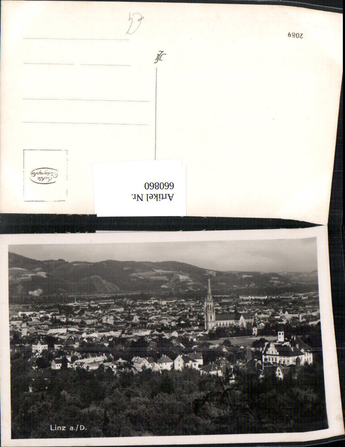 660860,Foto Ak Linz a. d. Donau Ansicht