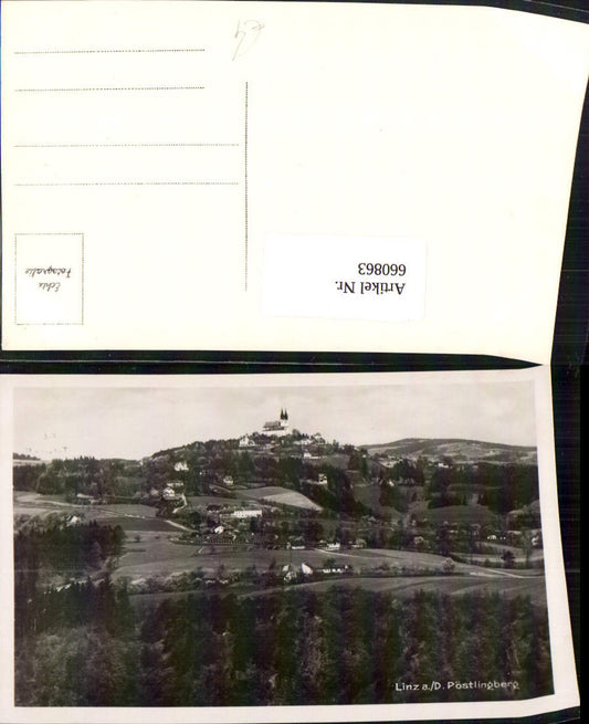 660863,Foto Ak Linz a. d. Donau Pöstlingberg