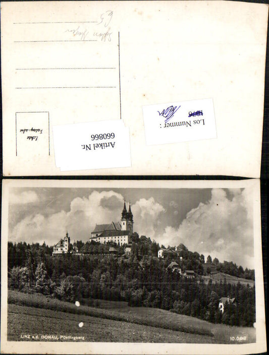 660866,Foto Ak Linz a. d. Donau Pöstlingberg Schloss Hagen