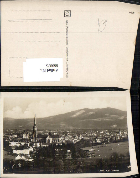 660875,Foto Ak Linz a. d. Donau Ansicht
