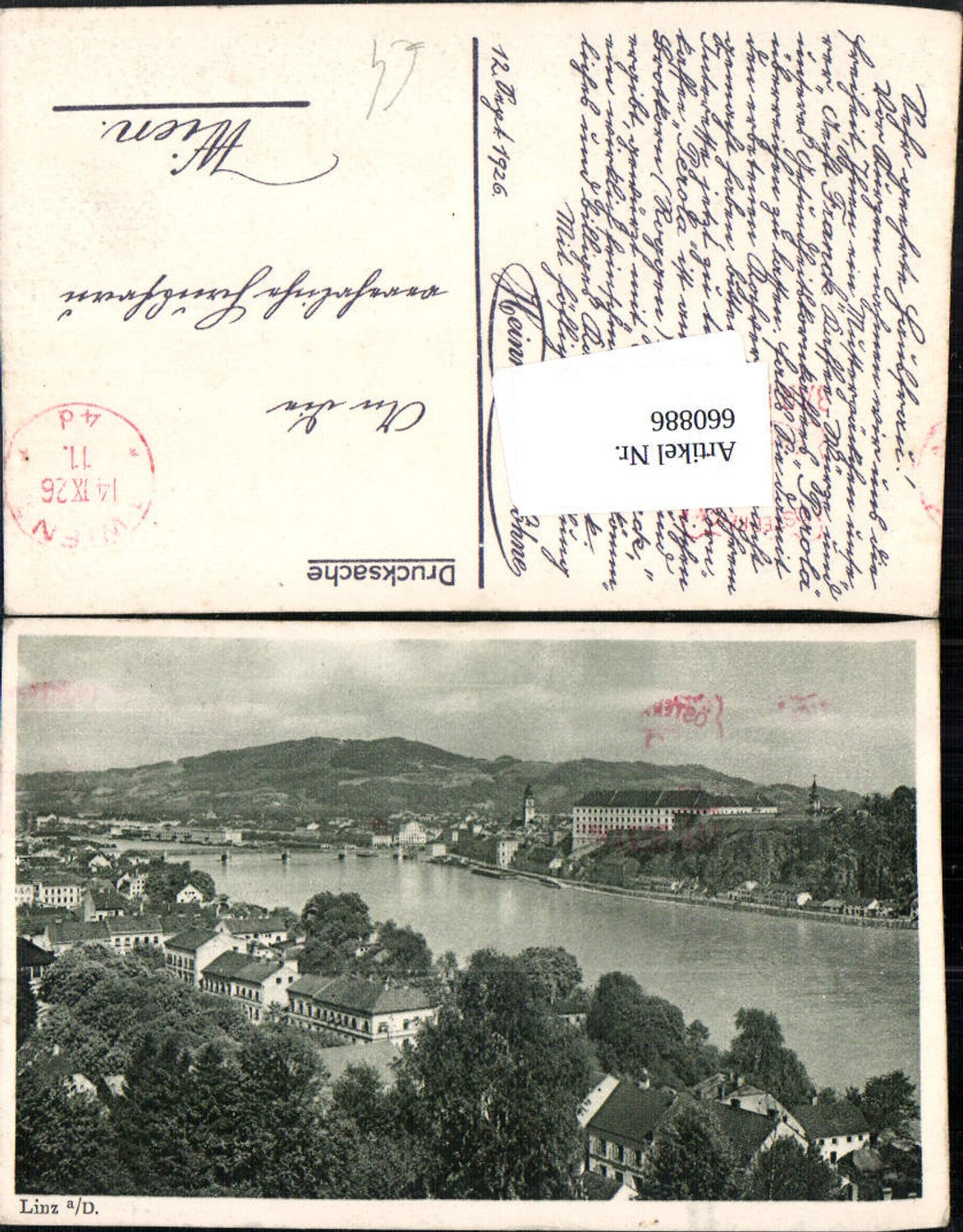 660886,Linz a. d. Donau Ansicht