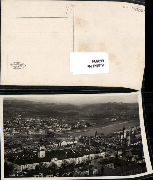 660894,Foto Ak Linz a. d. Donau Ansicht