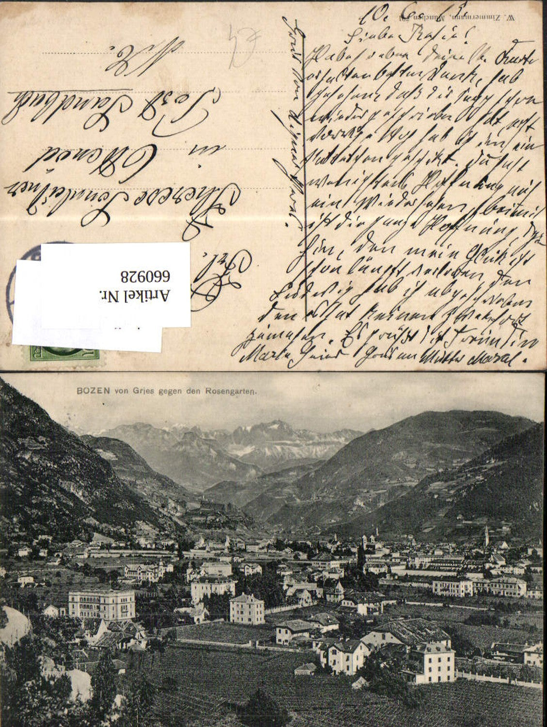 Alte Ansichtskarte – Old Postcard