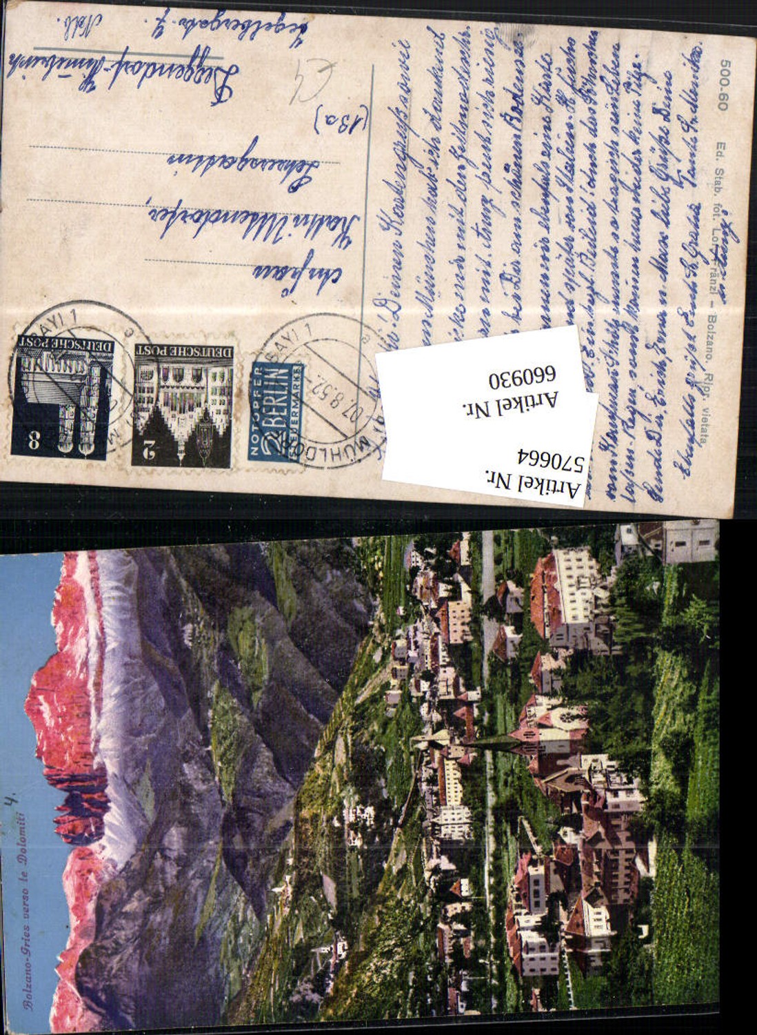 Alte Ansichtskarte – Old Postcard