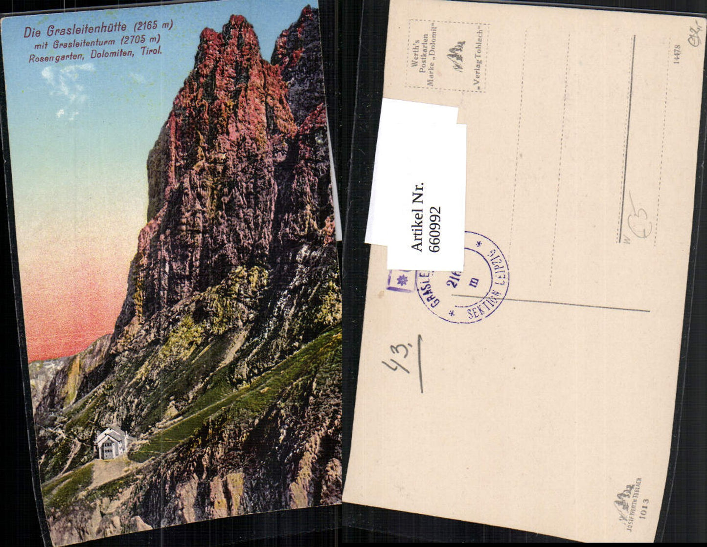 Alte Ansichtskarte – Old Postcard