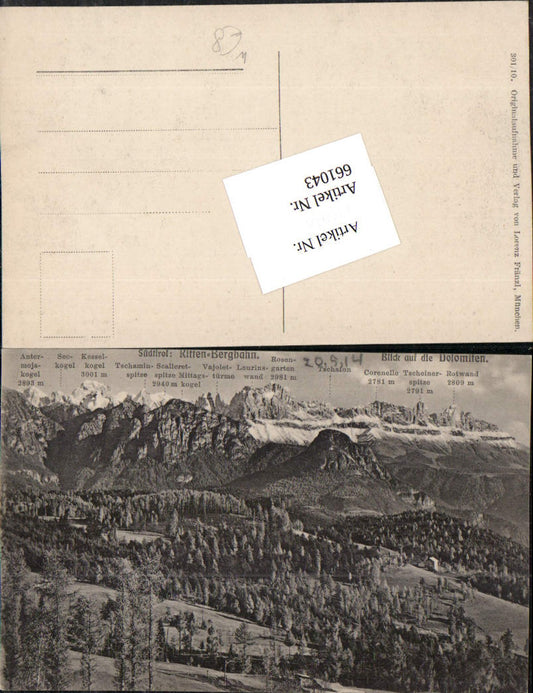 Alte Ansichtskarte – Old Postcard