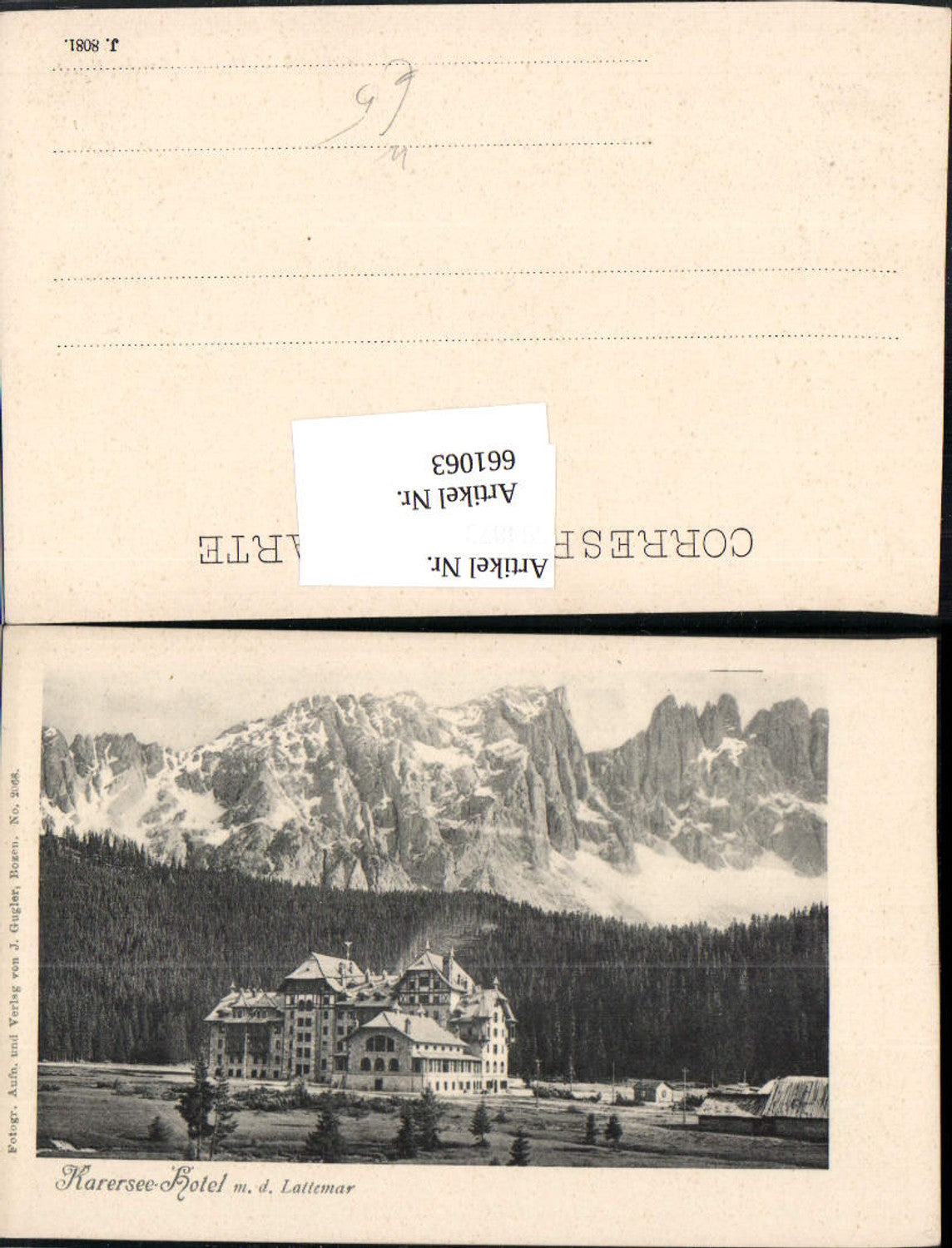 Alte Ansichtskarte – Old Postcard