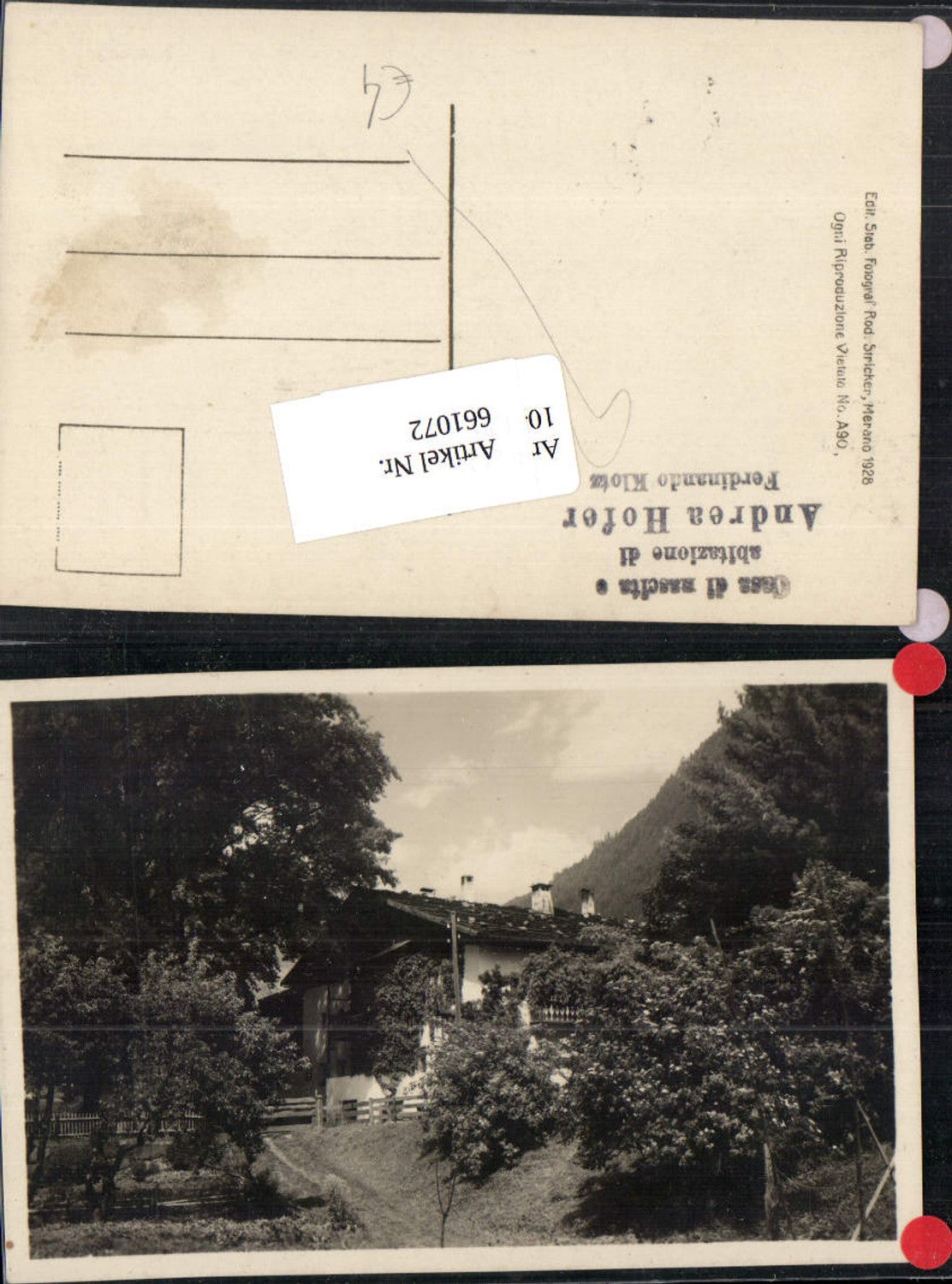 Alte Ansichtskarte – Old Postcard