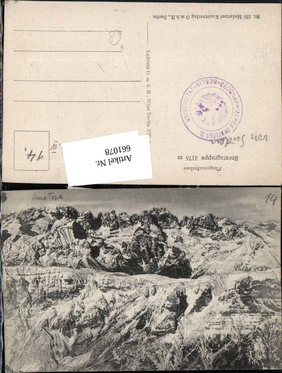 Alte Ansichtskarte – Old Postcard