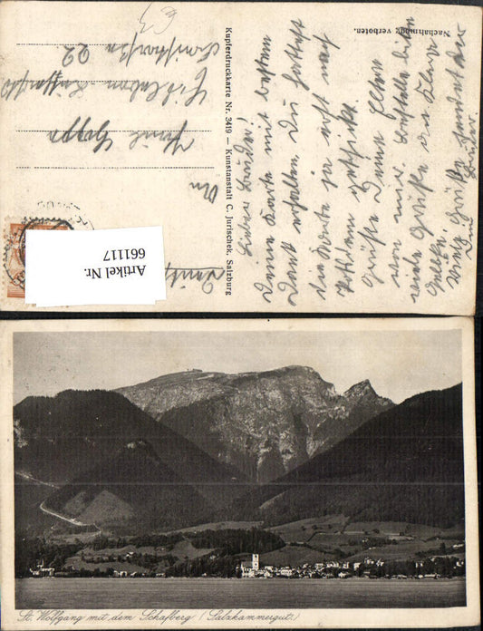 661117,St. Wolfgang im Salzkammergut mit dem Schafberg