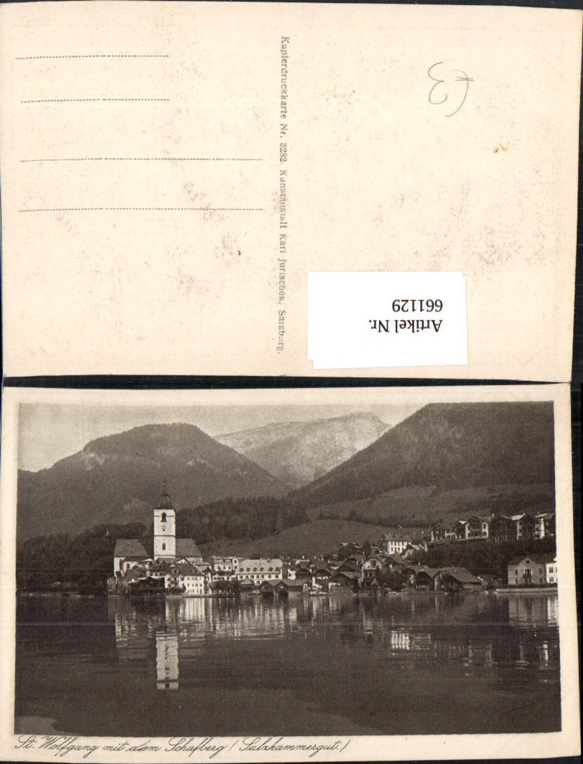 661129,St. Wolfgang im Salzkammergut mit dem Schafberg