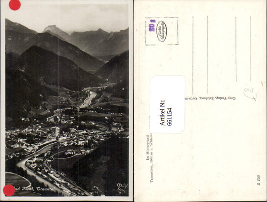 661154,Foto Ak Bad Ischl Trauntal