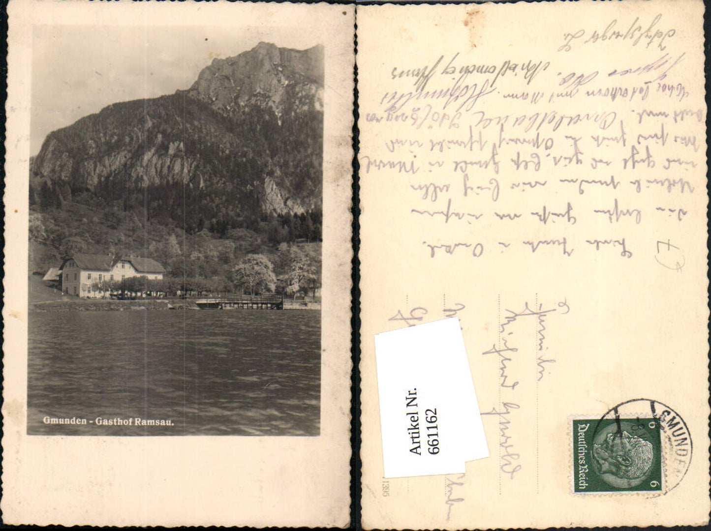 661162,Foto Ak Gmunden Gasthof Ramsau