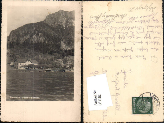 661162,Foto Ak Gmunden Gasthof Ramsau