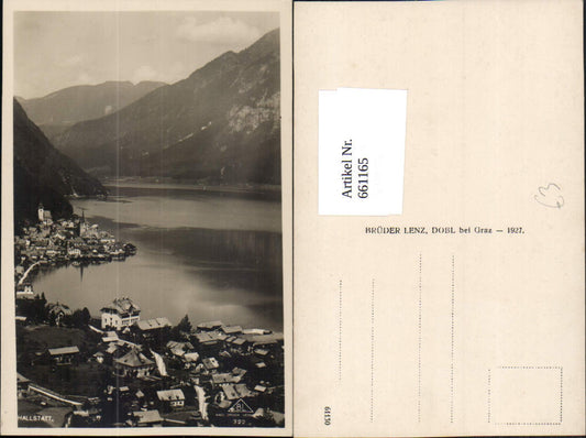 661165,Foto Ak Hallstatt Ansicht