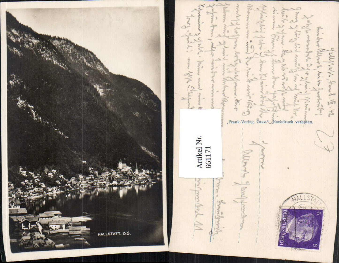 661171,Foto Ak Hallstatt Ansicht