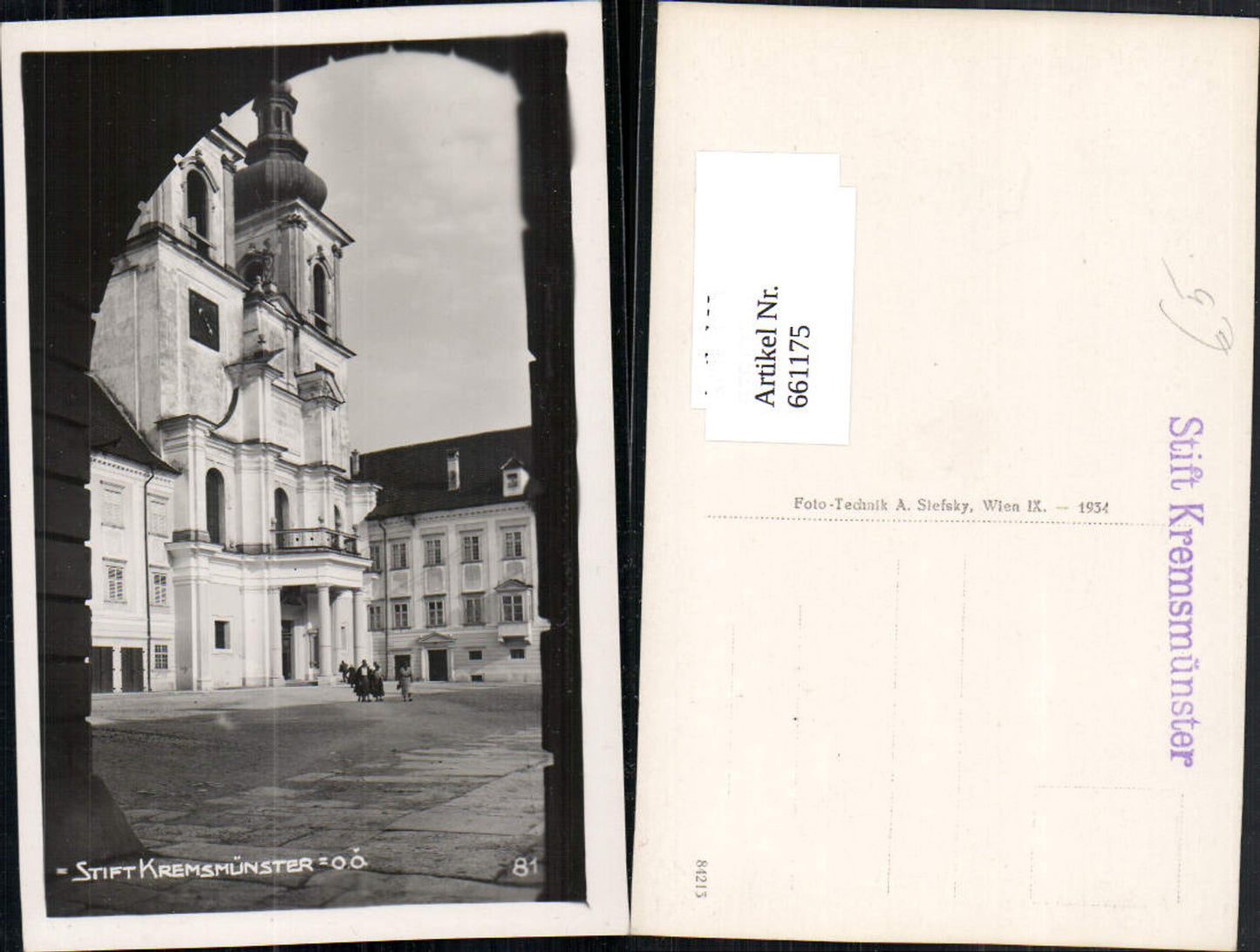 661175,Foto Ak Stift Kremsmünster