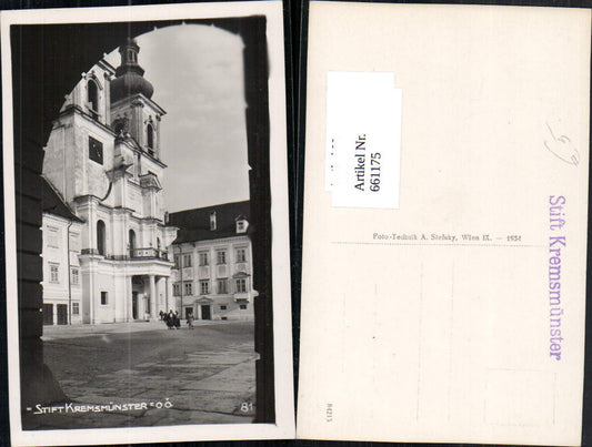 661175,Foto Ak Stift Kremsmünster