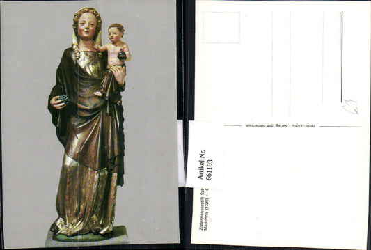 661193,Schlierbach Zisterzienserstift Madonna Ganzaufnahme